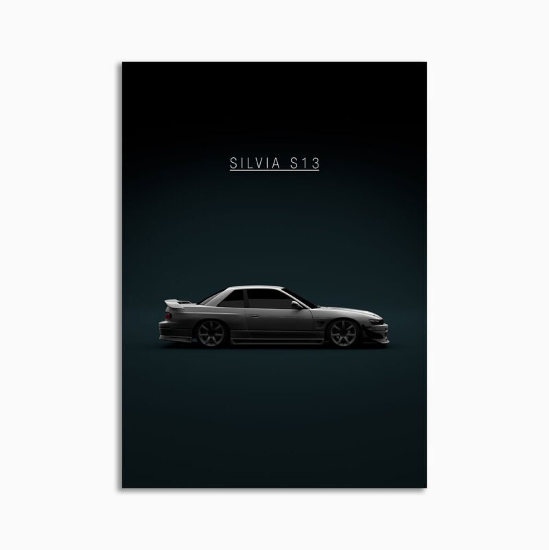 1272-Nissan-Silvia-S13-G-Corporation-1988---White-Displate