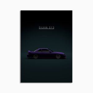 Digital Download - Set 19 - 1273 Nissan Silvia S13 G-Corporation 1988 - Purple