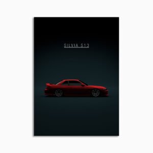 Digital Download - Set 19 - 1274 Nissan Silvia S13 G-Corporation - Red