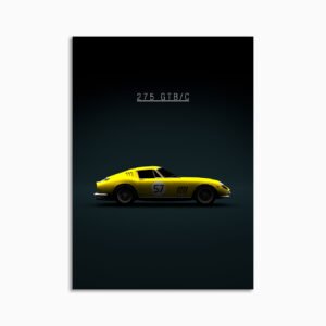 Digital Download - Set 20 - 1308 1966 Ferrari 275 GTB C Yellow 57