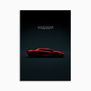 Digital Download - Set 21 - 1362 2016 Lamborghini Aventador lp750-4 SV - Red