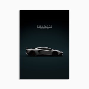 Digital Download - Set 21 - 1363 2016 Lamborghini Aventador lp750-4 SV - Silver