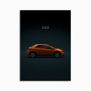 Digital Download - Set 21 - 1401 Honda Civic 2008 - Orange