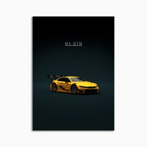 Digital Download - Set 22 - 1542 BMW M4 DTM 2015 Race Car - Yellow - front