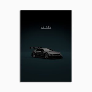 Digital Download - Set 22 - 1543 BMW M4 DTM 2015 Race Car - Black - front