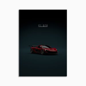 Digital Download - Set 23 - 1555 McLaren P1 GTR - Red - Front