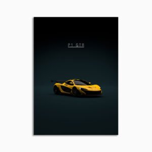 Digital Download - Set 23 - 1556 McLaren P1 GTR - Yellow - Front