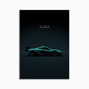 Digital Download - Set 23 - 1558 McLaren P1 GTR - Cyan