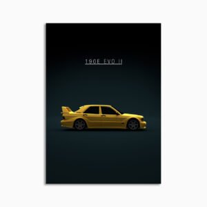 Digital Download - Set 23 - 1566 Mercedes-Benz 190E EVO II - Yellow