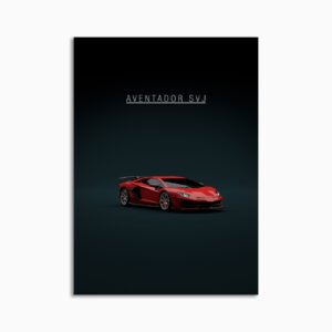 Digital Download - Set 23 - 1572 Lamborghini Aventador SVJ - Red Front