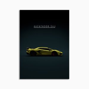 Digital Download - Set 23 - 1577 Lamborghini Aventador SVJ - Yellow