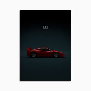 Digital Download - Set 23 - 1580 Ferrari F40 1992 - Red