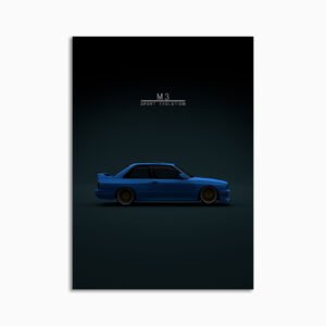 Digital Download - Set 23 - 1599 BMW M3 E30 Evo 3 Blue