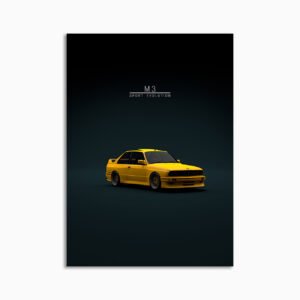 Digital Download - Set 23 - 1601 BMW M3 E30 Evo 3 Yellow Front