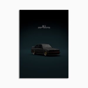 Digital Download - Set 23 - 1610 BMW M3 E30 Evo 3 Black Front