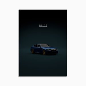Digital Download - Set 23 - 1617 BMW M5 CS F90 - Blue Front