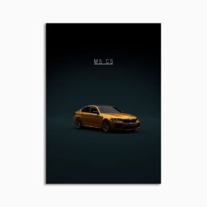 Digital Download - Set 24 - 1622 BMW M5 CS F90 - Gold Front