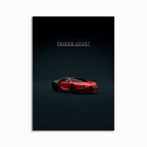 Digital Download - Set 24 - 1626 Bugatti Chiron Sport - Red Front