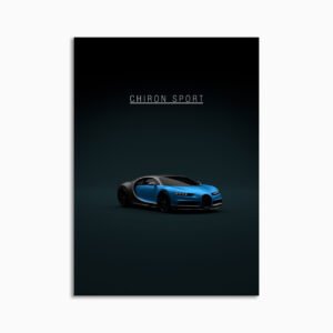Digital Download - Set 24 - 1627 Bugatti Chiron Sport - Blue Front