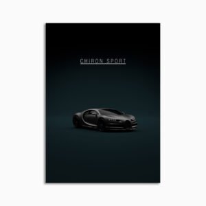 Digital Download - Set 24 - 1630 Bugatti Chiron Sport - Black Front