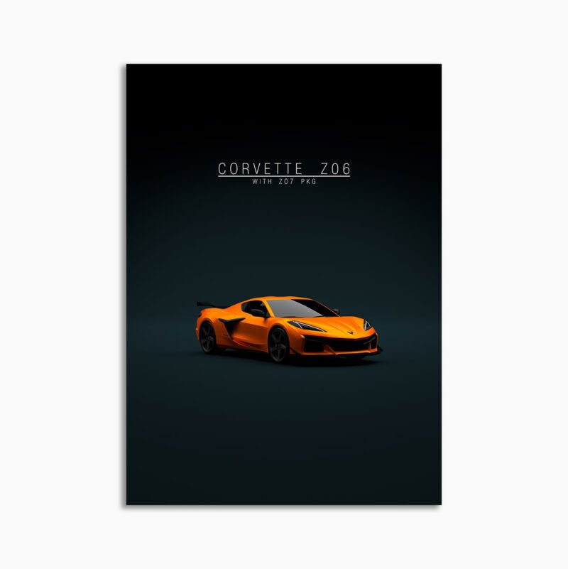 1634-Chevrolet-Corvette-C8-Z06-Z07-2023---Orange-Front-Displate