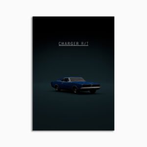 Digital Download - Set 24 - 1643 Dodge Charger RT 1969 - Blue Front