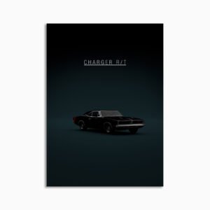 Digital Download - Set 24 - 1647 Dodge Charger RT 1969 - Black Front