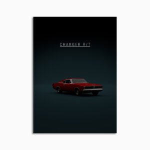 Digital Download - Set 24 - 1651 Dodge Charger RT 1969 - Red Front