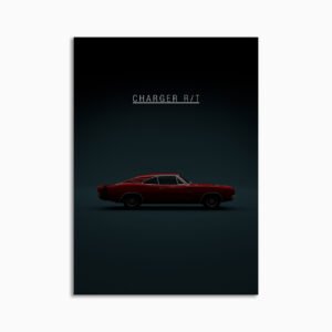 Digital Download - Set 24 - 1652 Dodge Charger RT 1969 - Red