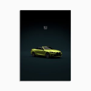 Digital Download - Set 24 - 1737 BMW M4 Convertible 2025 G83 Yellow Front