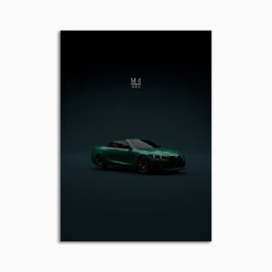 Digital Download - Set 24 - 1741 BMW M4 Convertible 2025 G83 Green Front