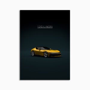 Digital Download - Set 24 - 1754 2025 Ferrari 12Cilindri Yellow Front