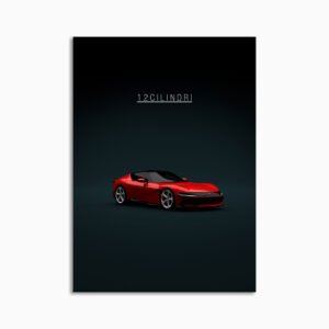 Digital Download - Set 25 - 1755 2025 Ferrari 12Cilindri Red Front