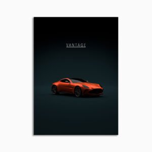 Digital Download - Set 25 - 1782 Aston Martin Vantage 2024 Front Orange
