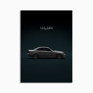 Digital Download - Set 25 - 1793 2004 Mercedes-Benz E 55 AMG Silver