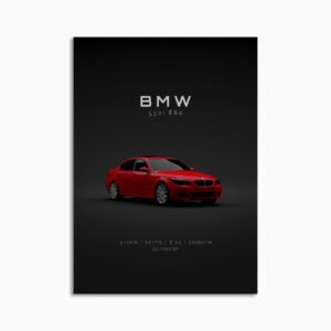 Digital Download - Set 19 - 1838 2008 BMW 550i E60 Red