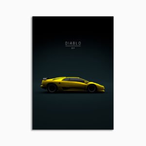 Digital Download - Set 09 - 715 1997 Lamborghini Diablo SV Yellow