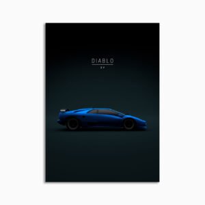 Digital Download - Set 09 - 716 1997 Lamborghini Diablo SV Blue