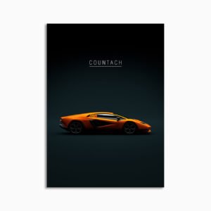 Digital Download - Set 09 - 728 2022 Lamborghini Countach LPI 800-4 Orange
