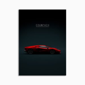 Digital Download - Set 09 - 729 2022 Lamborghini Countach LPI 800-4 Red