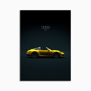 Digital Download - Set 09 - 739 Porsche 911 Targa 4S 2022 Racing Yellow