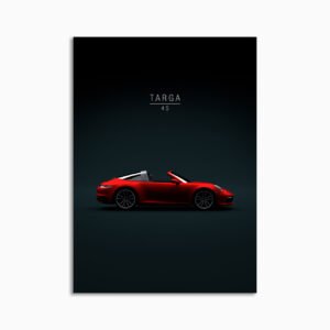 Digital Download - Set 09 - 740 Porsche 911 Targa 4S 2022 Guards Red