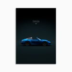 Digital Download - Porsche 911 Targa 4S 2022 Shark Blue
