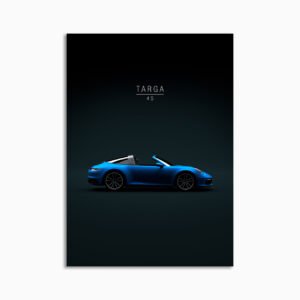 Digital Download - Set 09 - 741 Porsche 911 Targa 4S 2022 Shark Blue