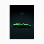 Digital Download - Porsche 911 Targa 4S 2022 Python Green