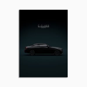 Digital Download - Set 10 - 773 2021 Mercedes-Benz C-Class Coupe Black