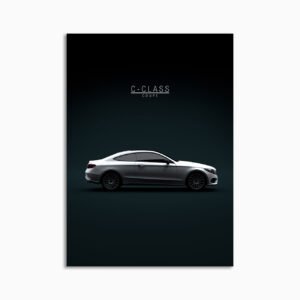 Digital Download - Set 10 - 776 Mercedes-Benz C-class Coupe 2017 White