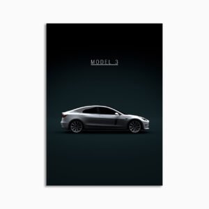 Digital Download - Set 10 - 793 Tesla Model 3 2018 White