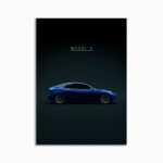 Digital Download - Tesla Model 3 2018 Blue