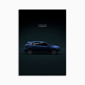Digital Download - Set 10 - 822 Ford Focus Mk III ST 2017 Blue